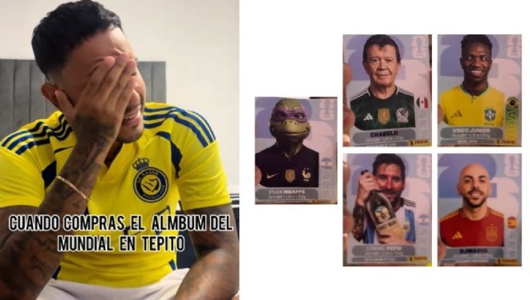 Joven compra álbum del Mundial en Tepito y le salen estampas de Chabelo